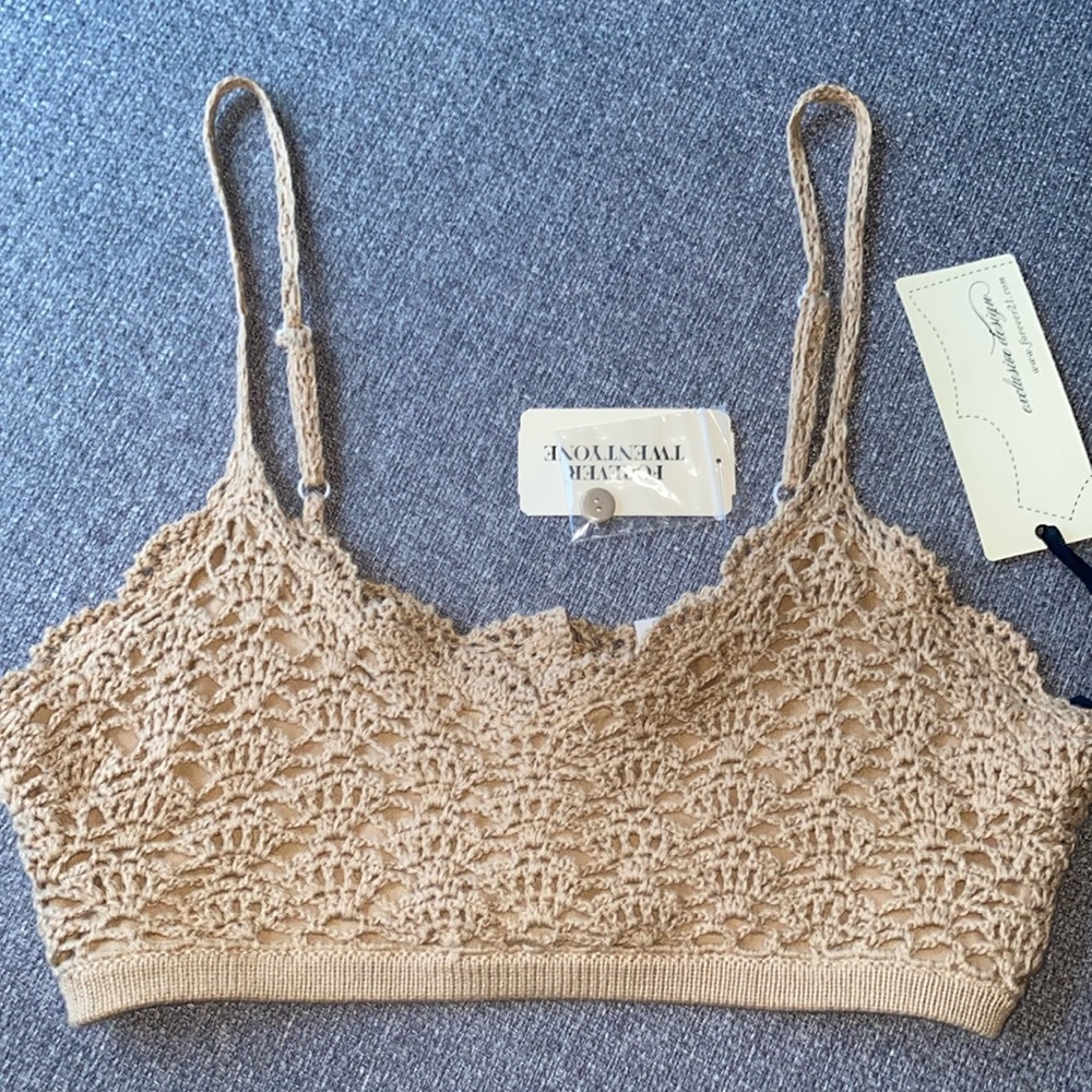 NWT Crochet Bralet